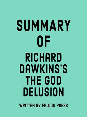 cover image of Summary of Richard Dawkins's the God Delusion